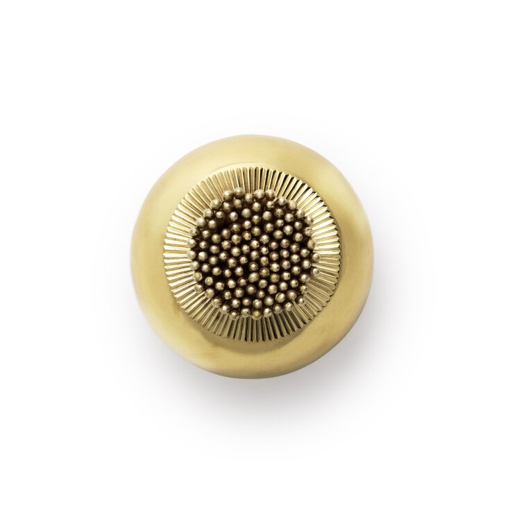 AERIN Sphere Striker Brass Match Holder Perigold